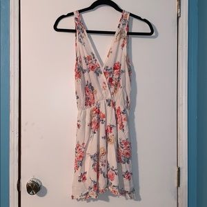 Floral Wet Seal Mini Dress
